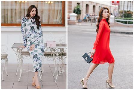 Á hậu Thúy Vân sành điệu xuống phố