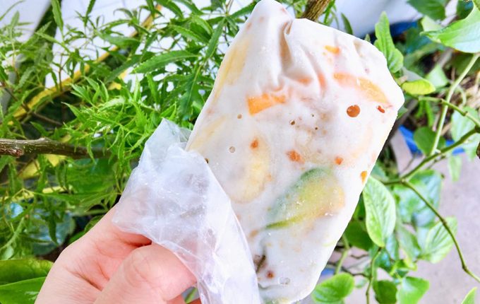 Thực đơn hàng ngày: Kem chuối bơ mít