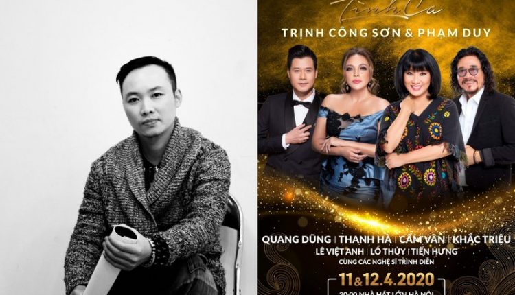 Vạn Show chủ động hoãn Đêm nhạc Trịnh Công Sơn thứ 4 do dịch Covid-19