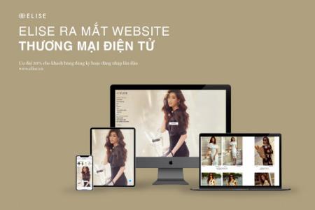 Thời trang Elise ra mắt website thương mại điện tử