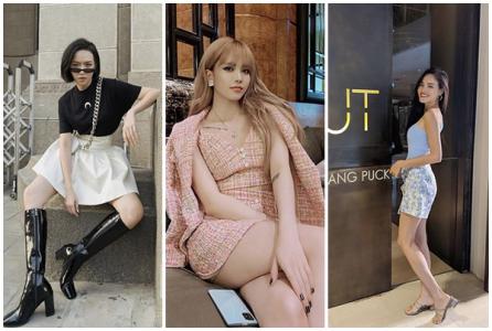 Sao Việt gợi ý cách mix đồ với chân váy