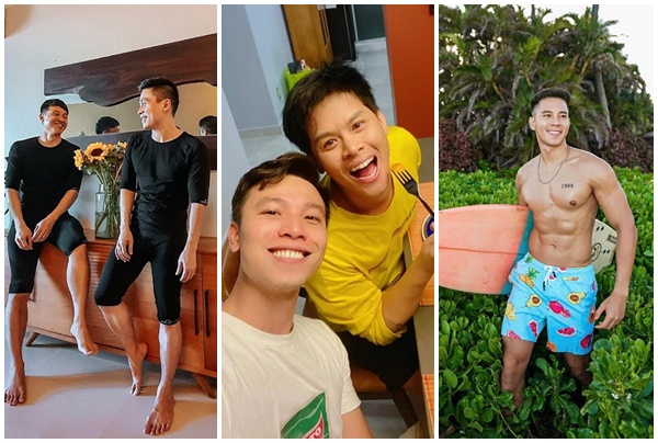 Các cặp đôi đồng tính showbiz Việt ở nhà mùa dịch