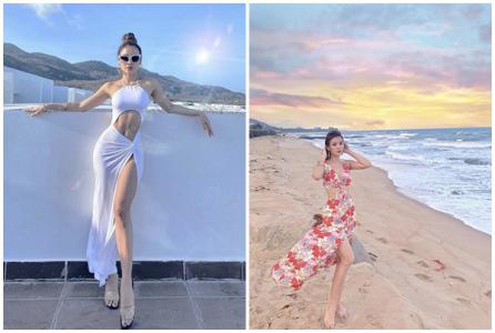 Phương Trinh Jolie gợi ý mẫu váy đi biển