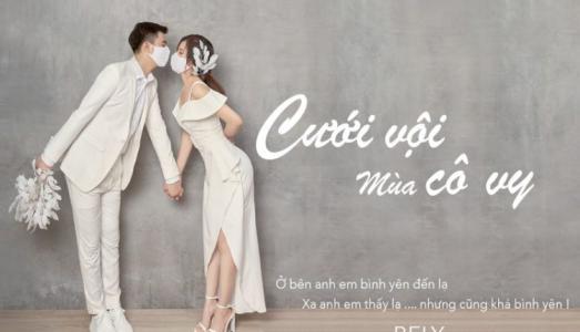 NTK Cường Bely tung BST Cưới mùa Covid -19 siêu đẹp lại tiết kiệm