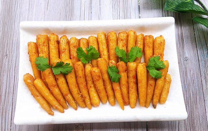 Thực đơn hàng ngày: Ngô bao tử chiên nước mắm