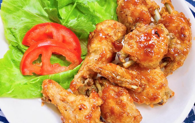 Thực đơn hàng ngày: Cánh gà chiên mật ong