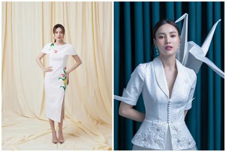 Ninh Dương Lan Ngọc thanh lịch trong các thiết kế của Đỗ Long