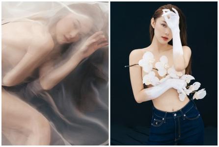 Minh Hằng bán nude đầy táo bạo mừng sinh nhật