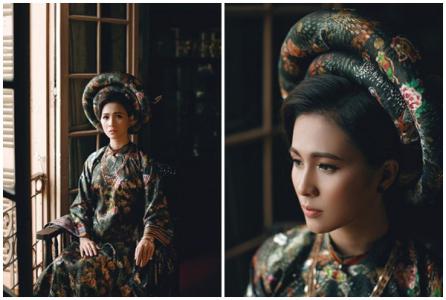 Thùy Trang hóa Nam Phương Hoàng hậu khoe nét quý phái