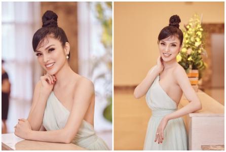 Kim Huyền Sâm khoe lưng trần gợi cảm trong sự kiện ở Hà Nội