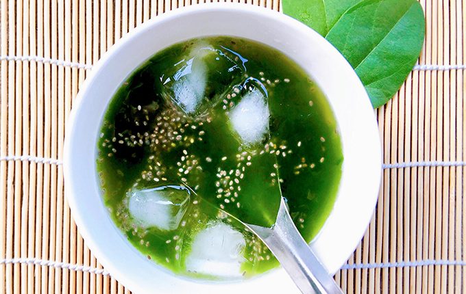 Thực đơn hàng ngày: Sương sâm hạt chia