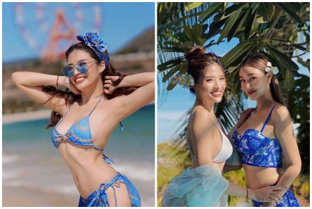 Phan Hoàng Thu và Maya đọ sắc với bikini