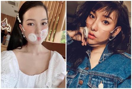 Khẩu trang trong suốt được 