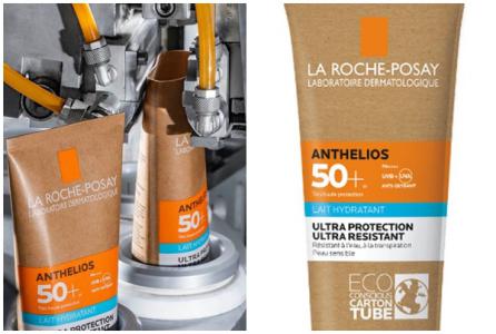 La Roche-Posay với bao bì dạng tuýp bằng giấy bìa cứng đầu tiên trên thế giới