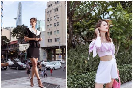 Hương Ly khoe dáng yêu kiều trên phố