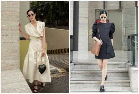 Mai Thanh Hà với phong cách cổ điển của NTK Đặng Hải Yến