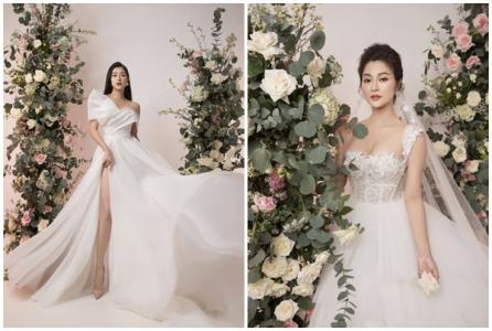 Thanh trúc biến hoá thành cô dâu trong loạt váy cưới của NTK Vĩnh Thuỵ