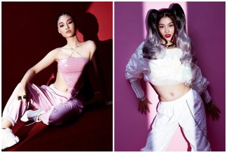Á hậu Kiều Loan cá tính với trang phục rapper
