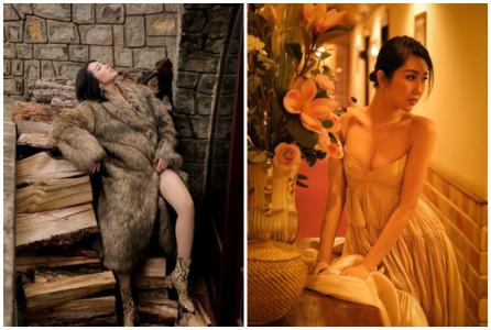 Thúy Ngân tự tin khoe vóc dáng với trang phục gợi cảm