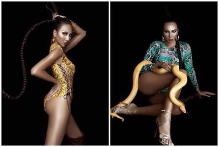 Minh Triệu khoe hình thể trong các thiết kế của Katy Nguyễn