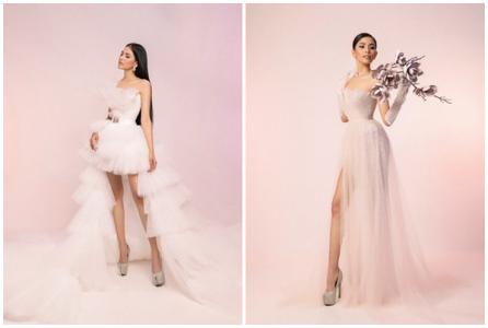 Trương Thị May bồng bềnh trong các thiết kế của Phạm Đăng Anh Thư