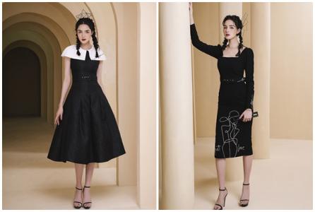 Hoàng Anh khoe dáng thanh mảnh trong BST mới của NTK Hà Duy