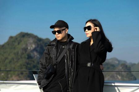 Lưu Nga trẻ trung khoe sắc bên nhà thiết kế Đỗ Mạnh Cường