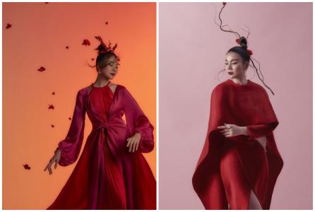 Thanh Hằng diện áo tứ thân của NTK Adrian Anh Tuấn