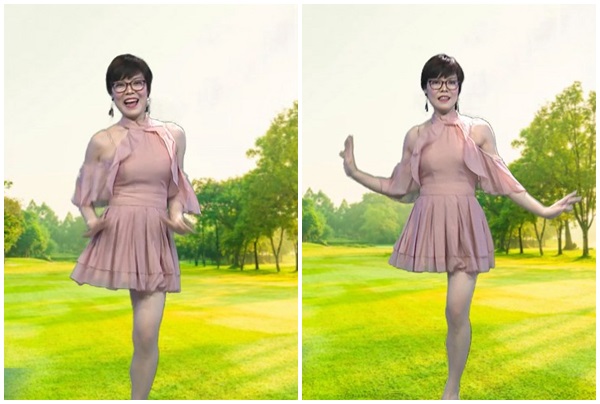 Hoa khôi Vầng trăng khuyết Bế Thị Băng nhảy trong chương trình Mottainai 2020