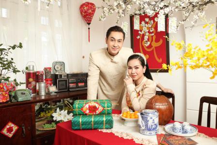 Võ Hạ Trâm và Tùng Lâm tung bộ ảnh đón Tết