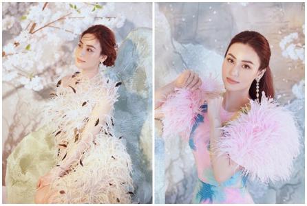 Ngân Khánh trẻ trung với thời trang của Lê Thanh Hòa