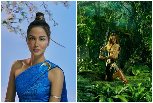 H’Hen Niê hóa công chúa Disney trong tạo hình mới