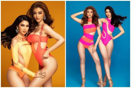 Á hậu Kiều Loan, Ngọc Thảo diện áo tắm tôn sắc vóc gợi cảm