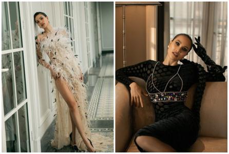 Phương Mai diện trang phục gợi cảm khoe đôi chân dài