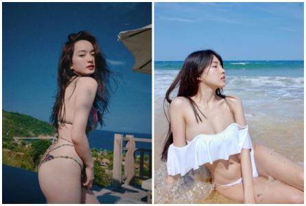 Kaity Nguyễn và Kiều Trinh 