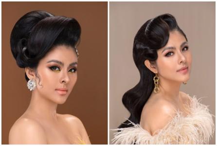 Vân Trang khác lạ với tone trang điểm màu trầm