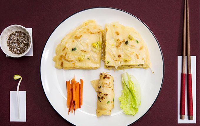 Thực đơn hàng ngày: Bánh bột mì giá đỗ