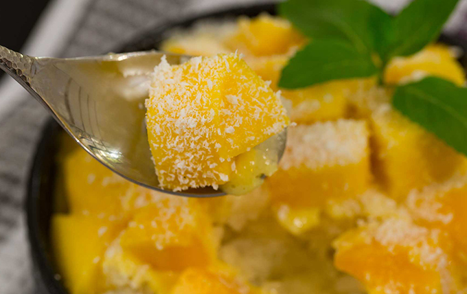 Thực đơn hàng ngày: Xoài đá bào