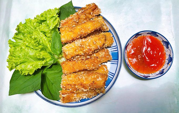 Thực đơn hàng ngày: Cà tím chiên xù