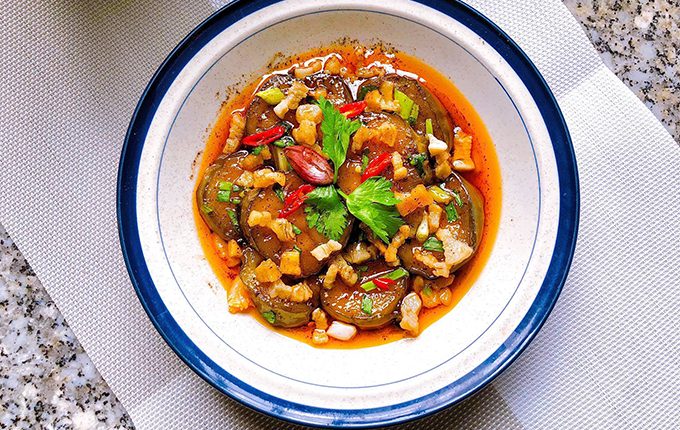 Thực đơn hàng ngày: Cà tím kho quẹt