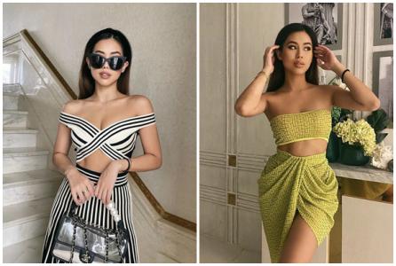 Tiên Nguyễn với thời trang trẻ trung