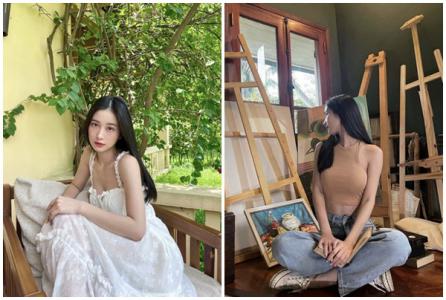 Trang phục tôn vai thon của Jun Vũ