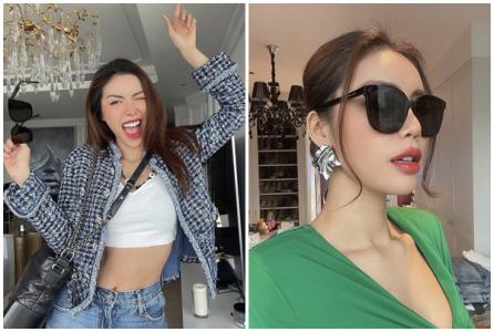 Trang phục ở nhà của Minh Tú