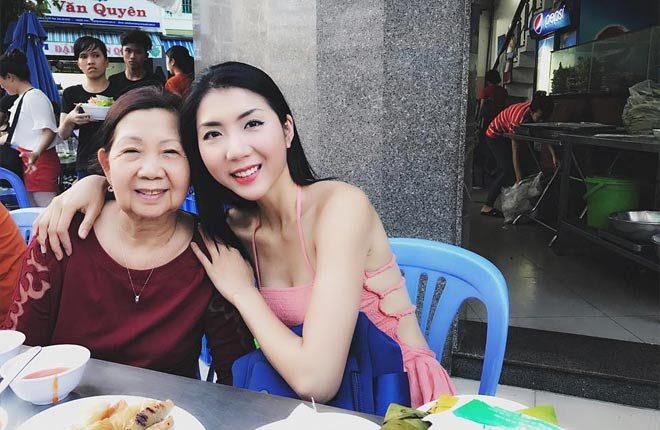 Ngọc Quyên nhớ mẹ