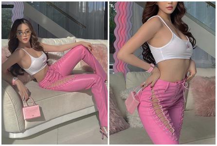 Ngọc Trinh lăng xê thời trang cut-out