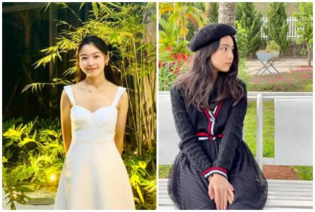 Hai con gái của MC Quyền Linh chuộng mãu váy đơn giản