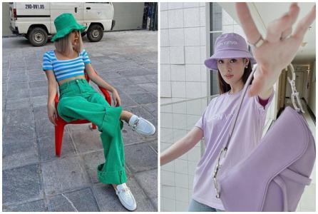 Sao Việt lăng xê phụ kiện Bucket hat