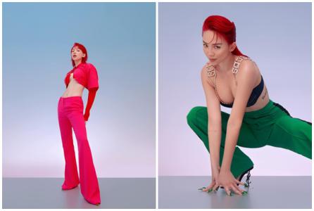 Tóc Tiên nổi bật với trang phục của Jacquemus