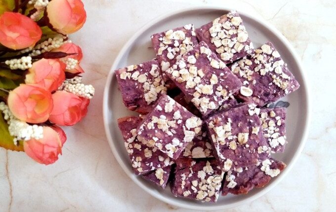 Thực đơn hàng ngày: Bánh yến mạch khoai lang tím