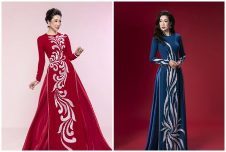 Trịnh Kim Chi rạng rỡ trong tà áo dài của NTK Minh Châu